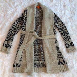 Joe Fresh knit open long Cardigan